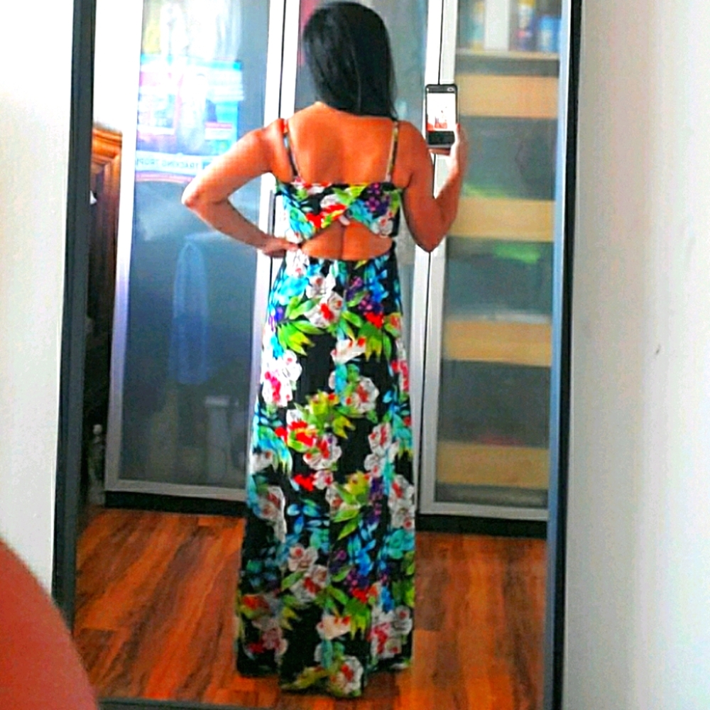 Floral maxi dress